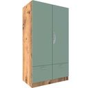 ARMOIRE 2 PORTES 2 TIROIRS LUCAS - 100x58xHt.180cm