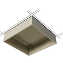 CUBE ACOUSTIQUE TIZIANA - Forme PAVE CREUX