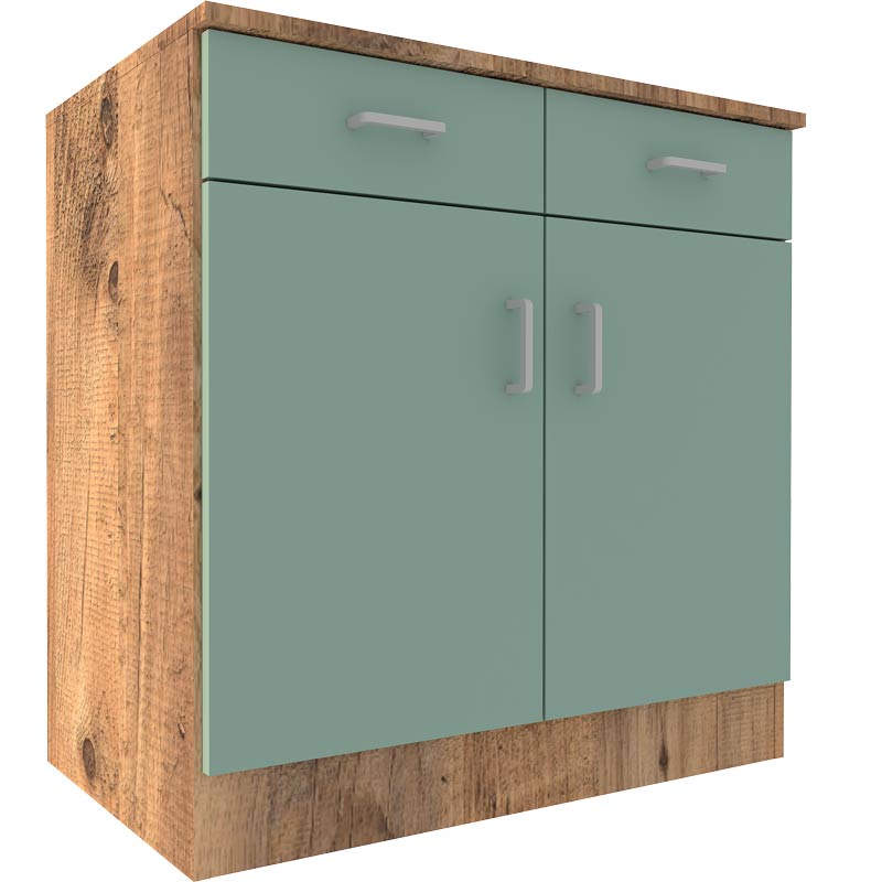 BUFFET 2 PORTES 2 TIROIRS LUCAS - 87x52xHt.87cm