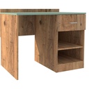 BUREAU AVEC NICHE + TIROIR LUCAS - 100x60xHt.75cm