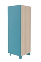 ARMOIRE BOIS LENA 1 PORTE - 60x60xHt.180 cm