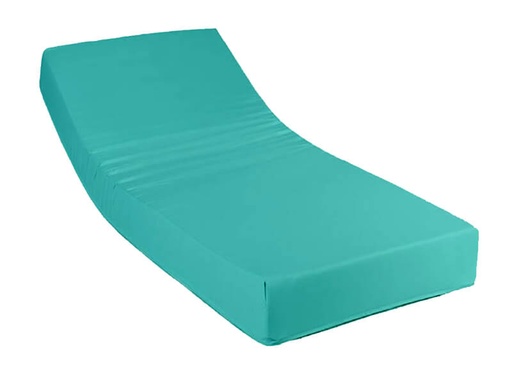 [2235+4902-09019015 | VERT] MATELAS MULTIPLIS + PROTECTION BRAVANE VERT - 90x190x15 cm