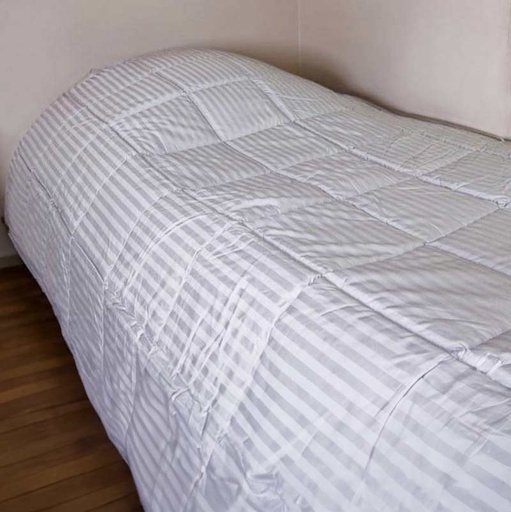 [2746-150200R45] COUETTE 2 EN 1 SATIN SUN - 150x200 cm + rabat 80x45 cm