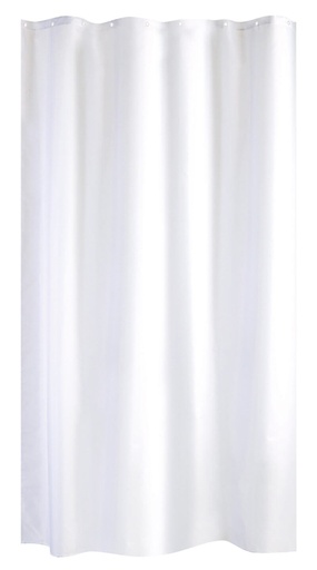 [4622-180200 | BLANC] RIDEAU DE DOUCHE RICOLOR BLANC - Lg.180 x Ht.200 cm