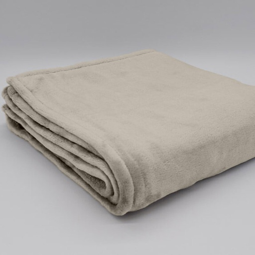 [5762-130160 | SABLE] PLAID MICROFIBRE MALO - SABLE 23 - 130 x 160 cm