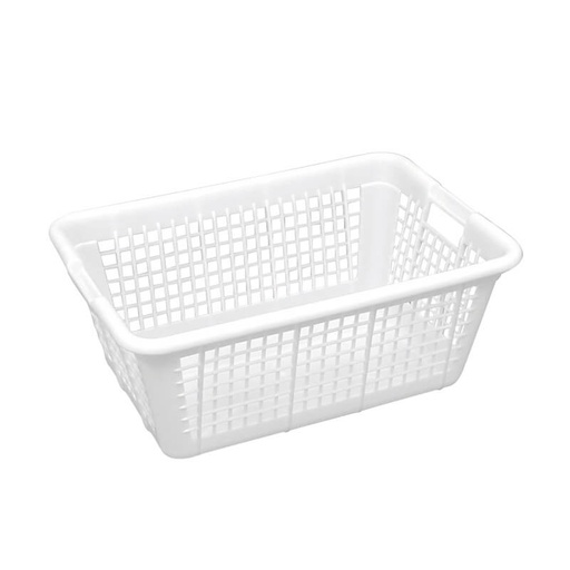 [6021 | BLANC] CORBEILLE A LINGE - Moyen Modèle - Blanche