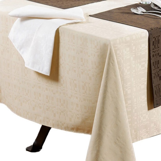 [7-540-RE] NAPPE RECTANGLE SUR MESURE - RUMI MOTIF GEOMETRIQUE 7-540