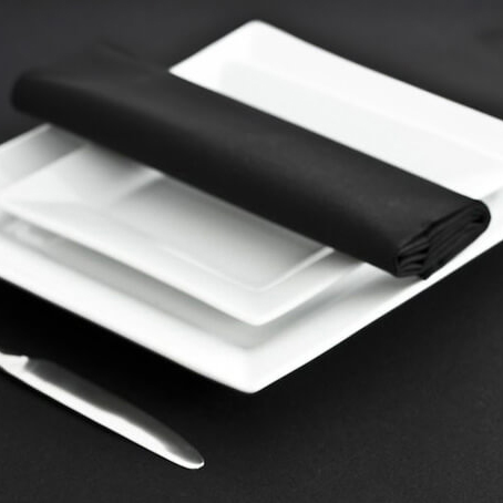 SERVIETTE DE TABLE - UNI-COT 250 - 100% COTON