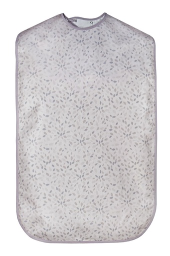 [9355P | TAUPE] SERVIETTE REPAS ADULTE - BAVOIR Imperméable - FEUTRINE