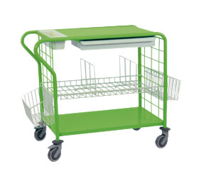 CHARIOT DE CHANGE - 15 à 20 patients - 1085x630xHt.994 mm