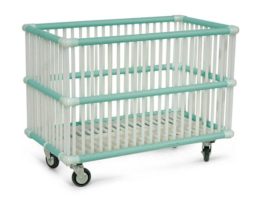 [CHPP-160 | 2+2] CHARIOT POLYPRO - 160 Lt. - 830 x 485 x Ht. 620 mm