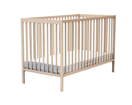 [MOB09-060120 | LATRIG] LIT BEBE BOIS + SOMMIER CONFOLARI - 60x120xHt.82 cm