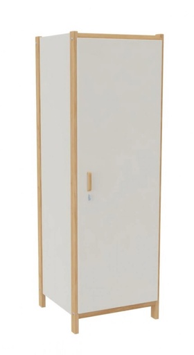 ARMOIRE BOIS DORIAN 1 PORTE - 60x60xHt.180 cm