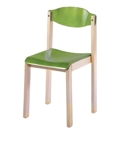 [MOB50] CHAISE DE BUREAU BOIS DORIAN 4 PIEDS - Taille 6