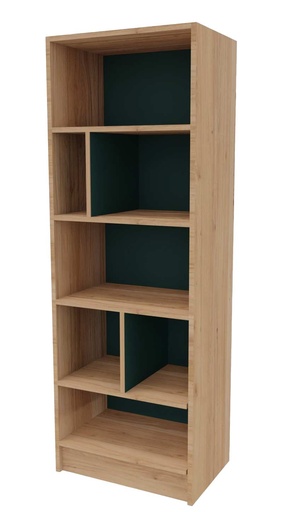 BIBLIOTHEQUE BOIS HUGO - 60 x 40 x Ht.170 cm