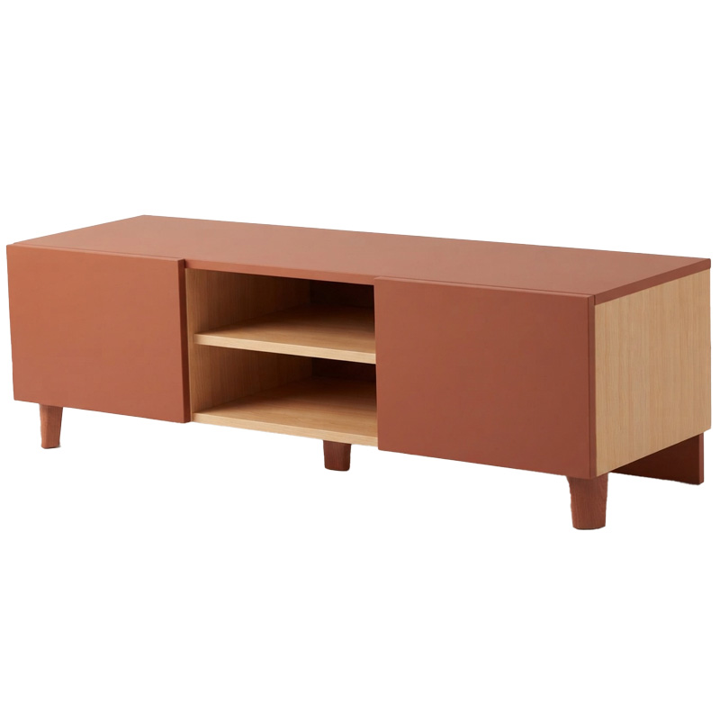 MEUBLE TV BOIS LENA - 150 x 48 x Ht.47 cm