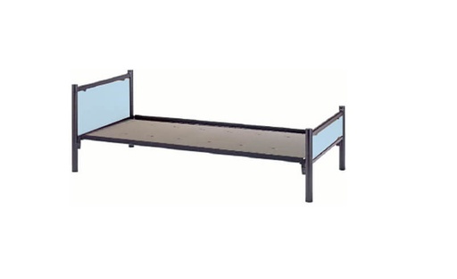 LIT METAL TETE PANNEAU JANUS + SOMMIER CONFOPLEIN - 90x190cm