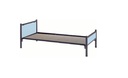 LIT METAL TETE PANNEAU JANUS + SOMMIER CONFOPLEIN - 90x200cm