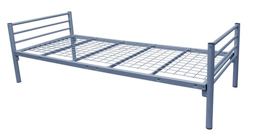 [MOM06-080190 | TREI] LIT METAL SOTO - 3 TRAVERSES + SOMMIER TREILLIS - 80x190cm