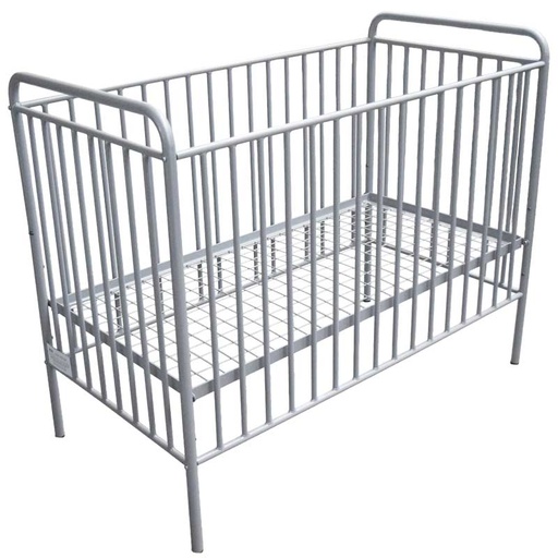 [MOM09-060120] LIT BEBE METALLIQUE MATEO - 60 x 120 x Ht. 100 cm