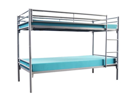 [MOM15-080190 | TREI] LIT METAL SUPERPOSE RAFFI + SOMMIER TREILLIS - 80 x 190 cm