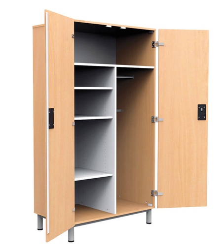 ARMOIRE LAURA 2 PORTES - 100x60xHt.185 cm
