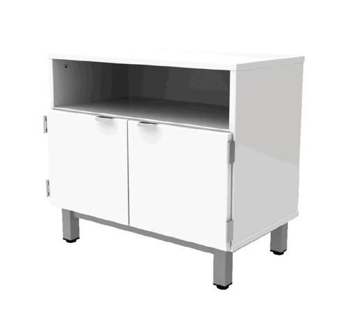 [MOM41-2PO1NI] MEUBLE SUPPORT TV SUR PIEDS - 70 x 40 x Ht.50 cm