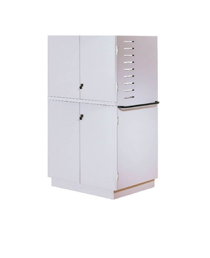[MOM41-RANVID-] MEUBLE DE RANGEMENT VIDEO - 101 x 70 x Ht.148 cm