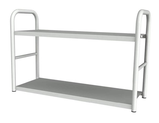 [MOM46] ETAGERE MURALE METALLIQUE MATEO - 80x31xHt.53 cm