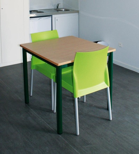 TABLE 4 PIEDS COCO - 80 x 80 x Ht.75 cm