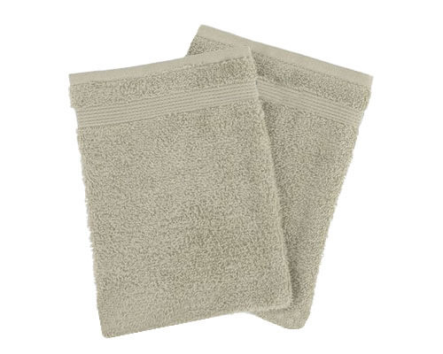 LOT DE 2 GANTS DE TOILETTE - BALI 400
