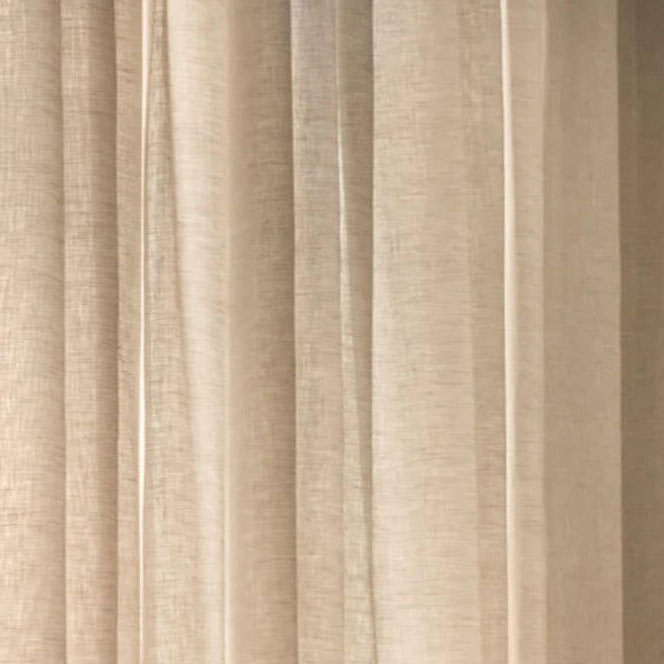 Voilage aspect lin recyclé SPRINGER - Collection TRANSPARENCE