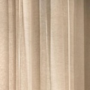 Voilage aspect lin recyclé SPRINGER - Collection TRANSPARENCE