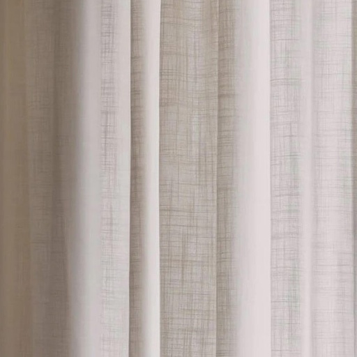 Voilage aspect lin recyclé CAVALIER - Collection TRANSPARENCE