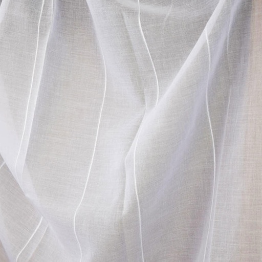Voilage rayé 5-3208 - Collection TRANSPARENCE
