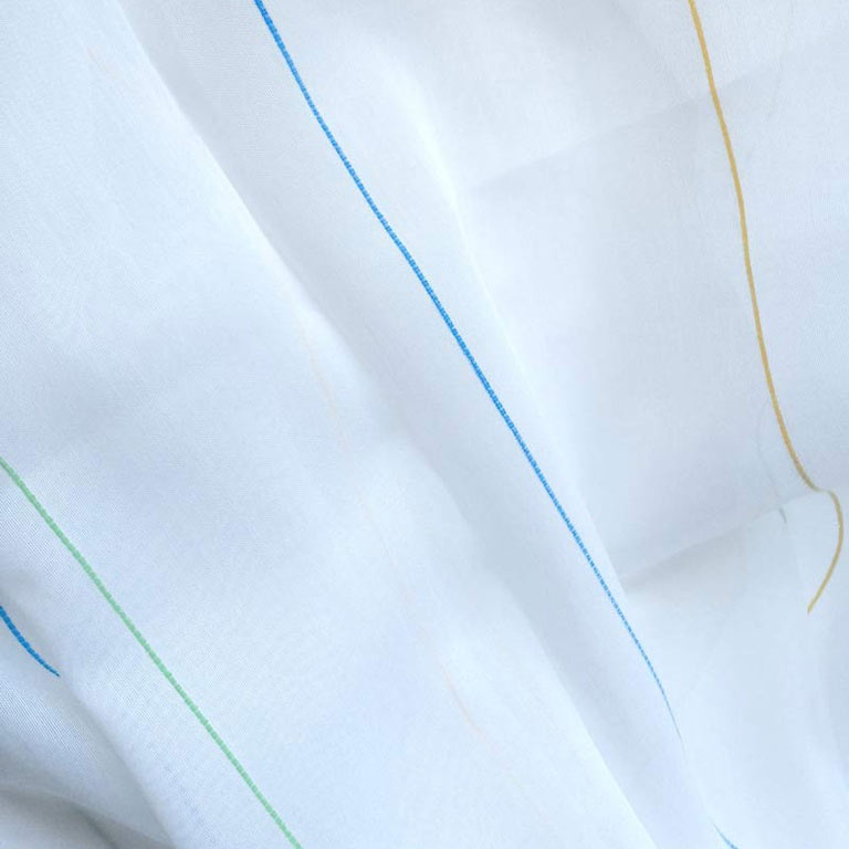 Voilage rayé 5-50199 - Collection TRANSPARENCE