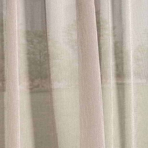 Voilage recyclé aspect filet LINK - Collection TRANSPARENCE                                      