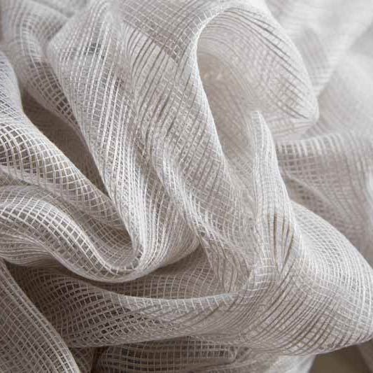 Voilage aspect filet NUANCE - Collection TRANSPARENCE