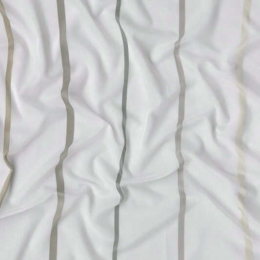 Voilage rayé 28-1779 - Collection TRANSPARENCE