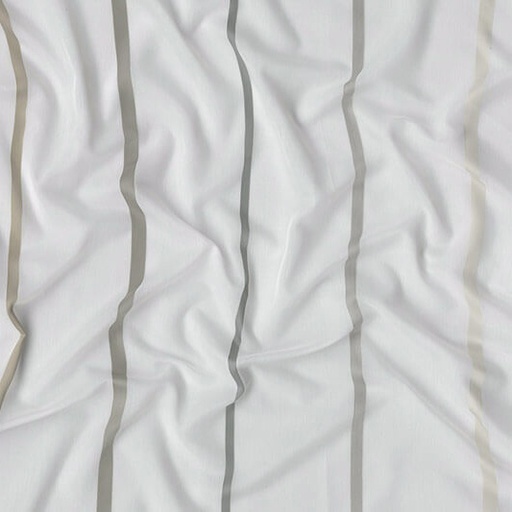 [RDX-28-1779-] Voilage rayé 28-1779 - Collection TRANSPARENCE