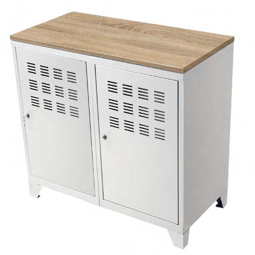 COMMODE 2 PORTES COOPER - 80 x 40 x Ht.75,5 cm