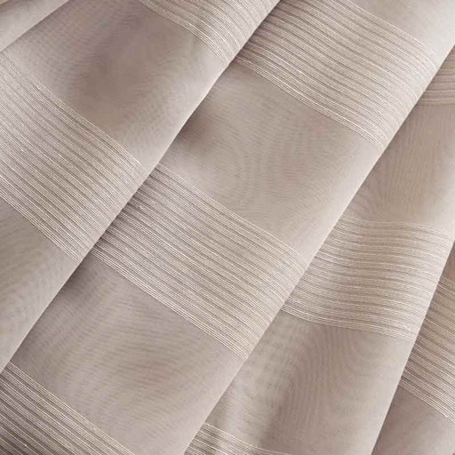 [RDX-90-FOLK-] Voilage rayé FOLK - Collection TRANSPARENCE