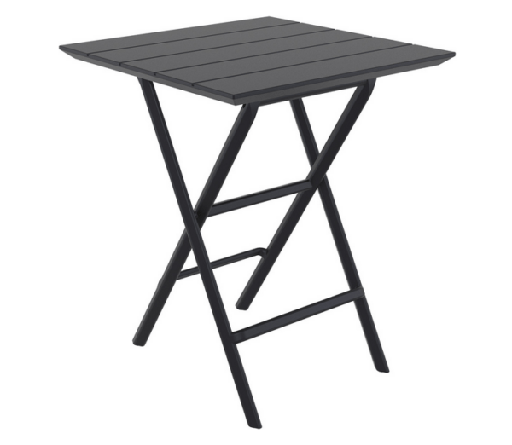 TABLE POLYPROPYLENE PLIANTE ELIANE - 60 x 60 x Ht.74 cm