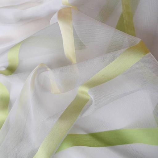 [RDX-5-20047-] Voilage rayé 5-20047 - Collection TRANSPARENCE