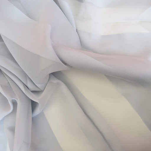 Voilage rayé 5-51394 - Collection TRANSPARENCE