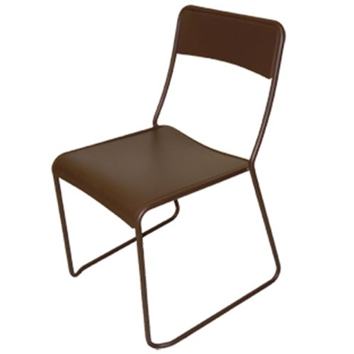 [MOM58] CHAISE METALLIQUE SALLY - Empilable