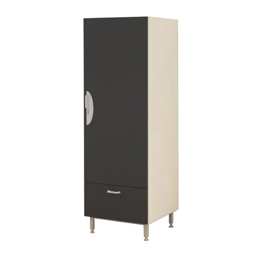 [MOM-SA20-1P1TL--à définir-à définir-à définir] ARMOIRE 1 PORTE 1 TIROIR SACHA - 60x58xHt.180cm