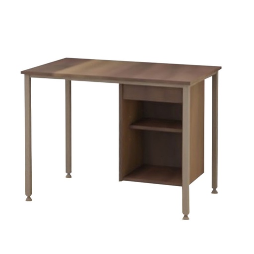 BUREAU AVEC NICHE + TIROIR SACHA - 100x60xHt.75cm