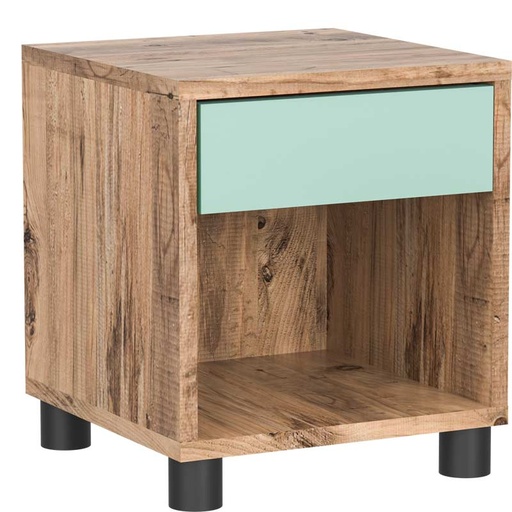 CHEVET AVEC TIROIR LUCAS - 35x35xHt.40cm