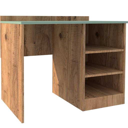 [MOB-LU31-100060-à définir-à définir-à définir-à définir] BUREAU AVEC NICHE LUCAS - 100x60xHt.75cm